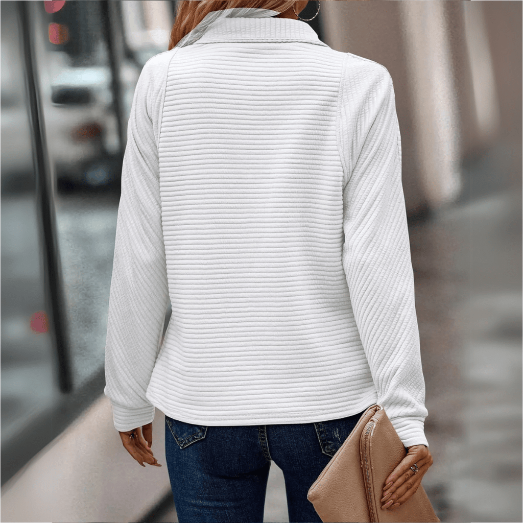 Jenica | Camisola chique com fecho até meio
