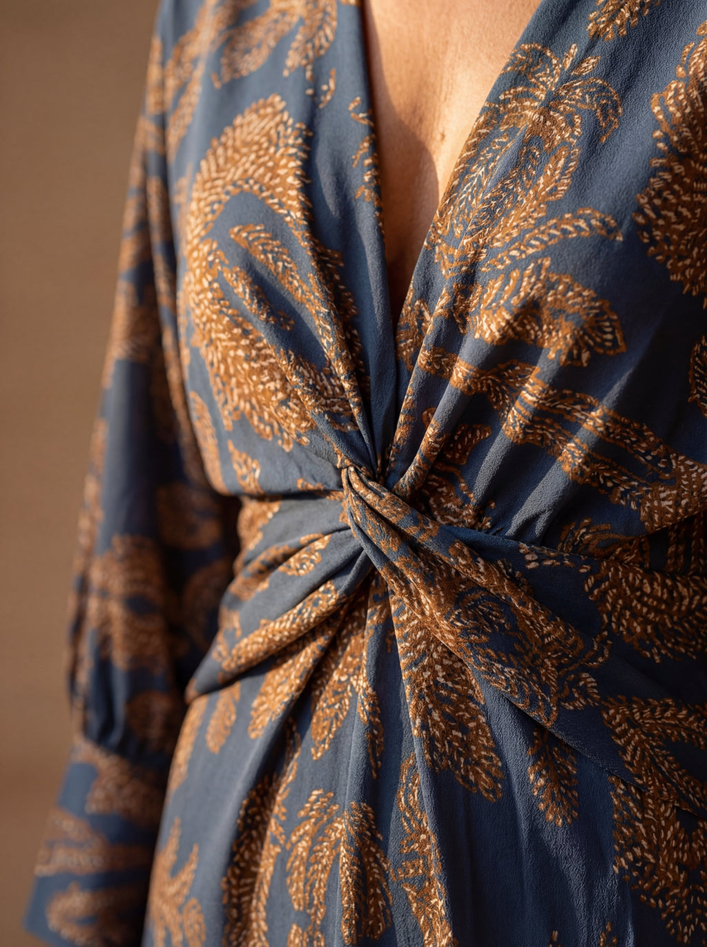 Medina | Vestido midi de mangas compridas