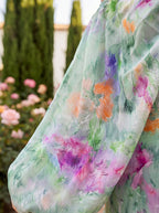 Lindaraja | Vestido floral de hombros descubiertos