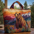 Espíritu Salvaje | Bolsa tote acolchada artesanal