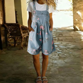 Judy | Mono floral de aspecto vaquero de algodón suave vintage desgastado