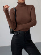 Greer | Ribbed Turtleneck Sweater