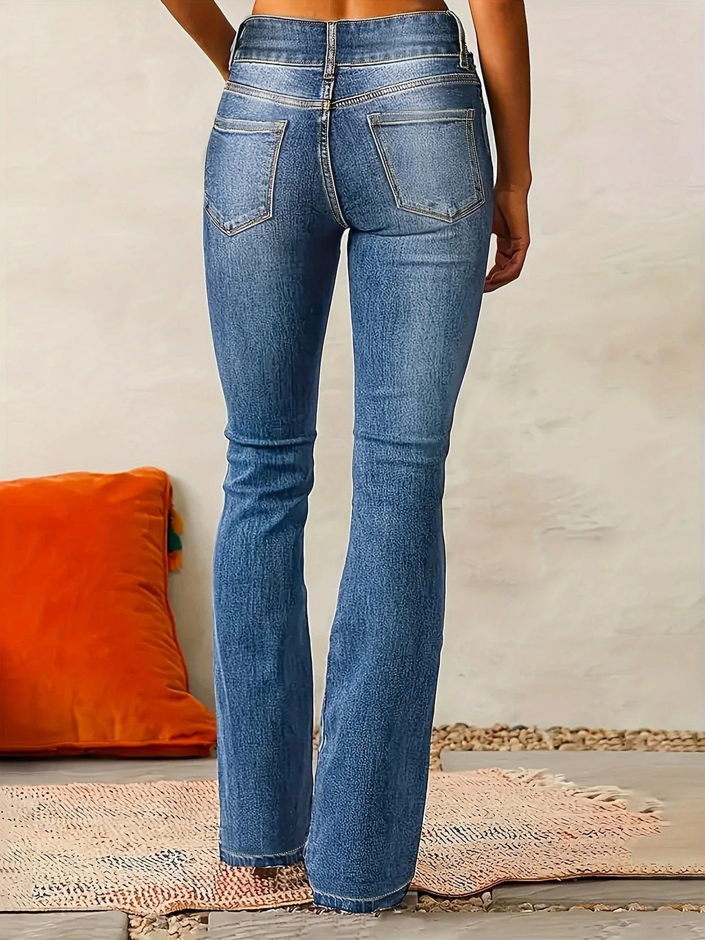 Renvara | Women High Waist Flare Jeans
