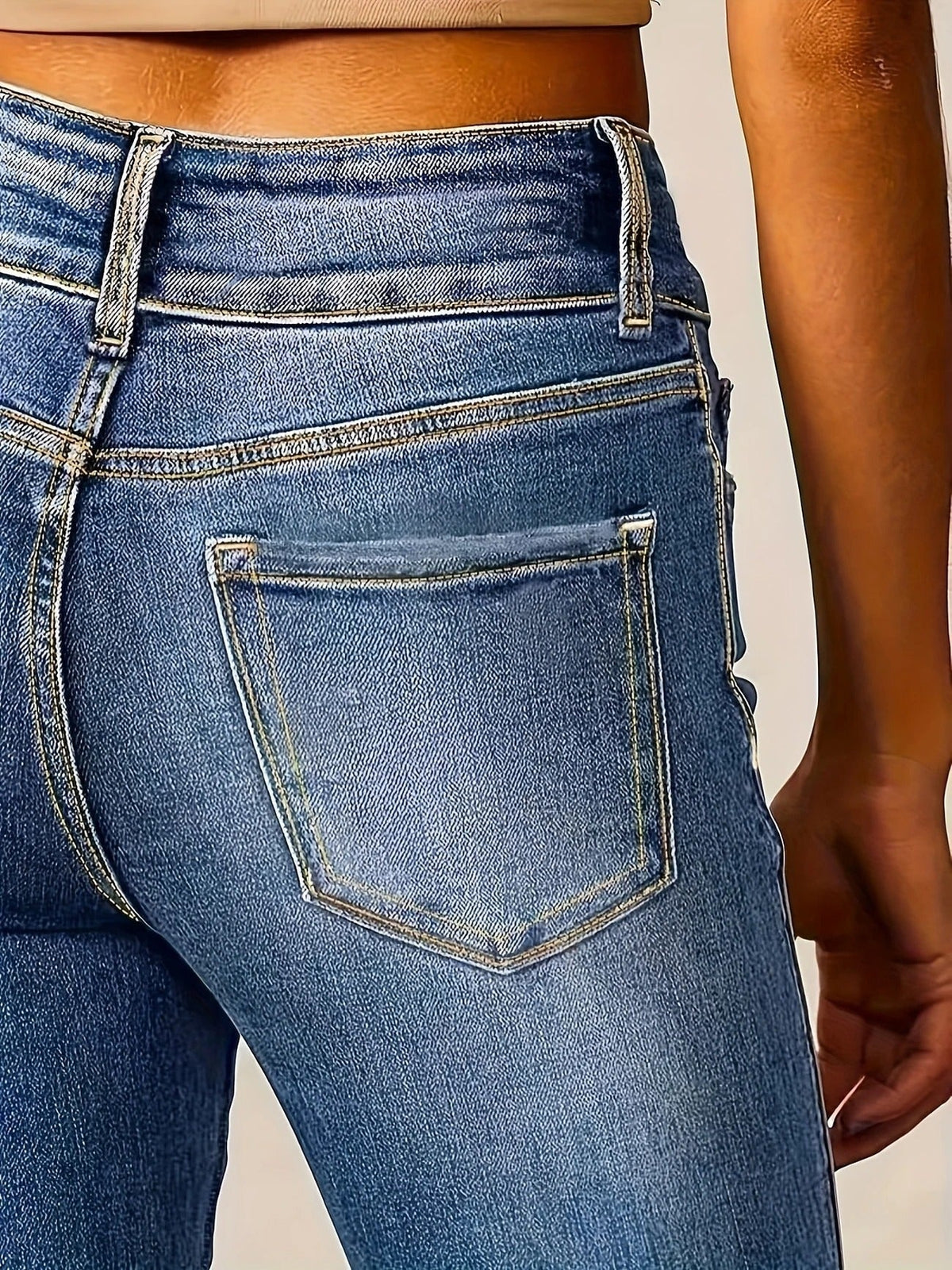Renvara | Women High Waist Flare Jeans