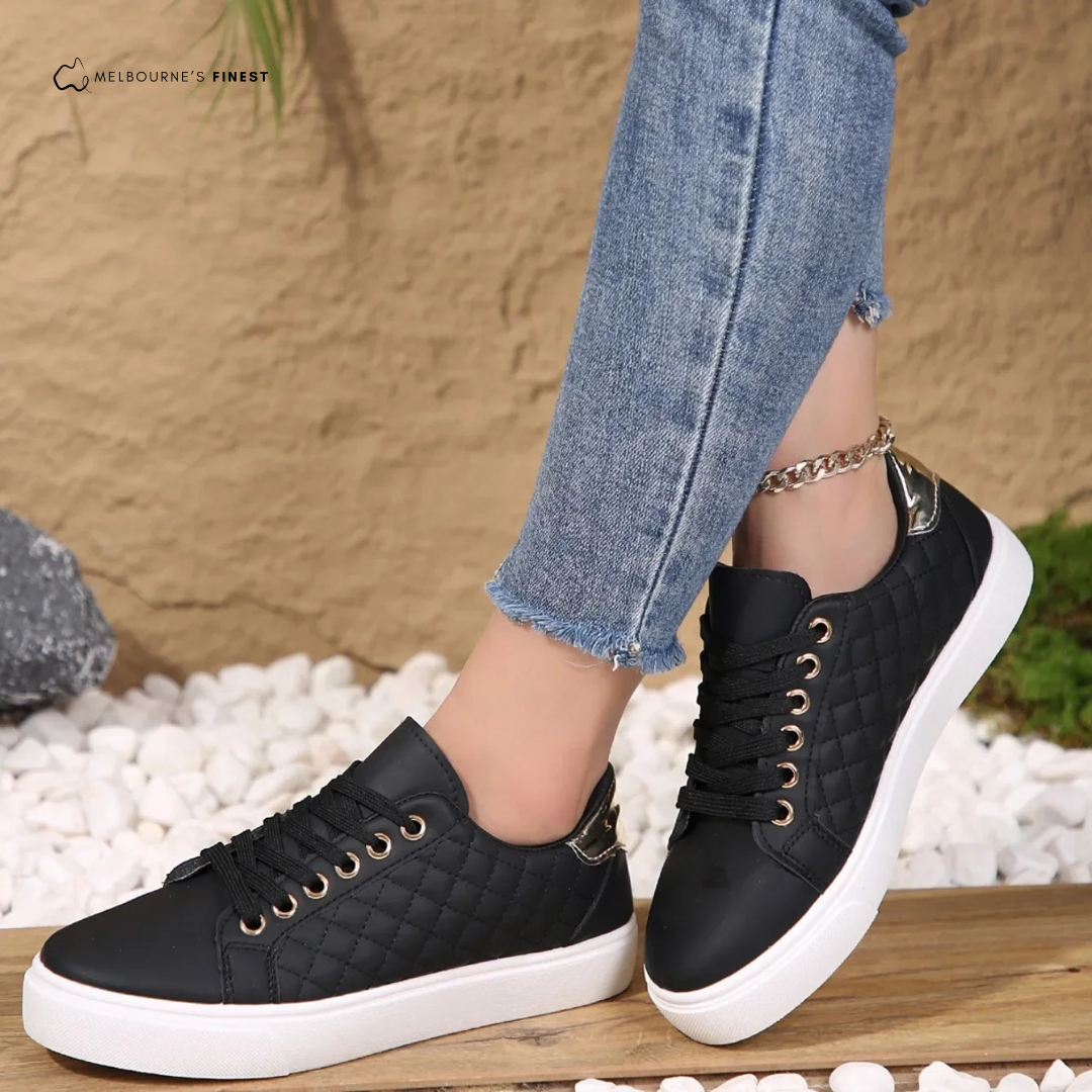 Rosie | Women Quilted Low Top Sneakers