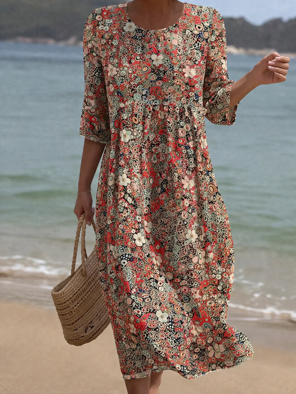 Queenie | Vestido con estampado floral elegante