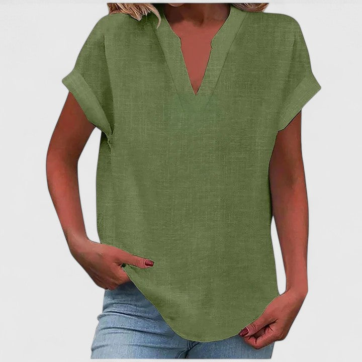 Xavinah | Blusa confortável com decote em V
