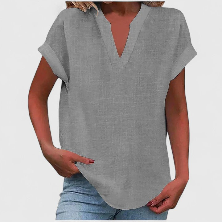 Xavinah | Blusa confortável com decote em V