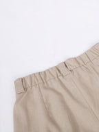 Lila V-neck Pleated Wide-leg Pants Suit