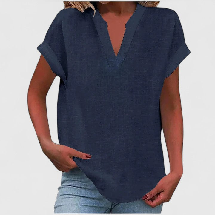 Xavinah | Blusa confortável com decote em V