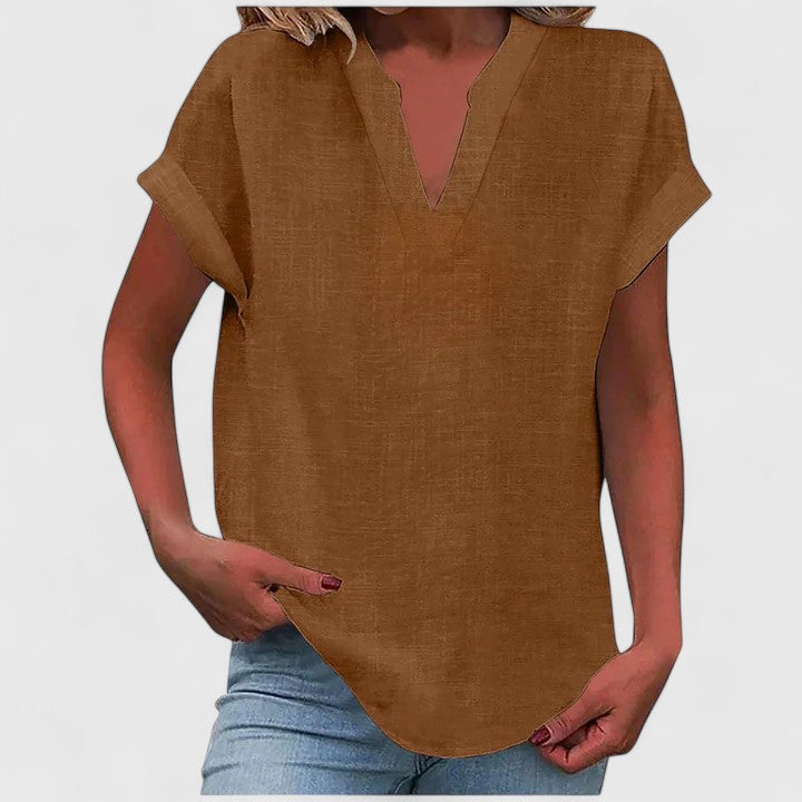 Xavinah | Blusa confortável com decote em V