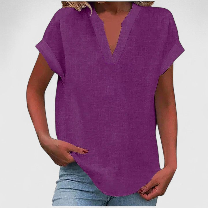 Xavinah | Blusa confortável com decote em V