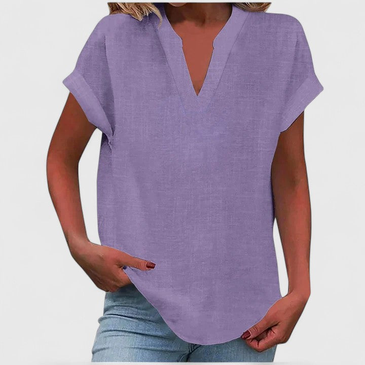 Xavinah | Blusa confortável com decote em V