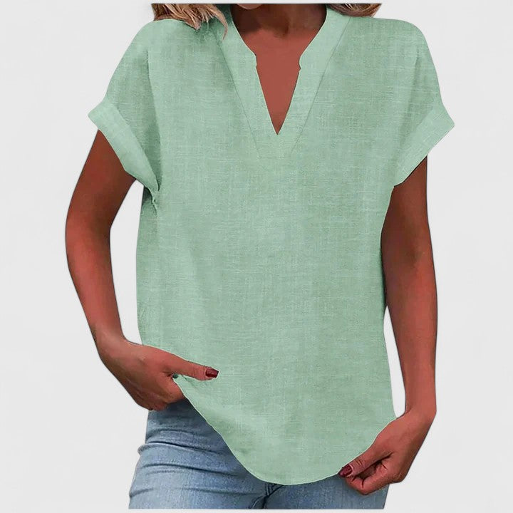 Xavinah | Blusa confortável com decote em V