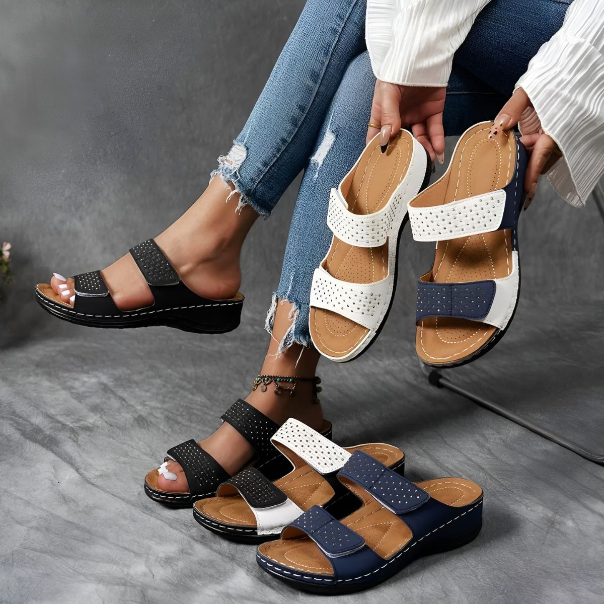 Lynn | Sandalias ortopédicas elegantes y cómodas