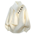 Elara | Soft Button-Detail Knit Sweater
