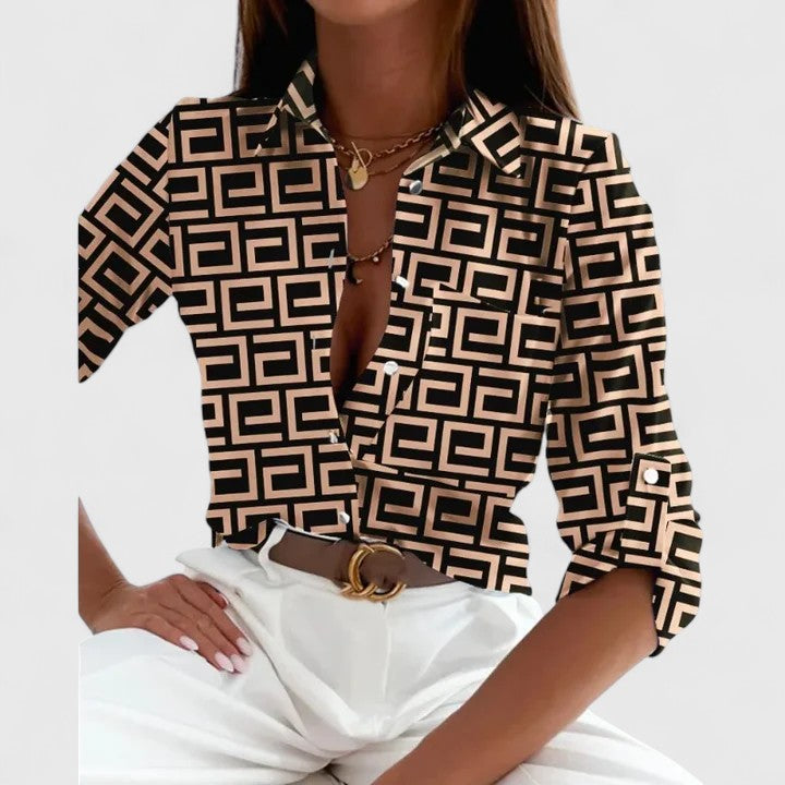 Lisette | Blusa elegante de manga comprida