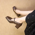 Sapatos Mary Jane franceses Dorvanna