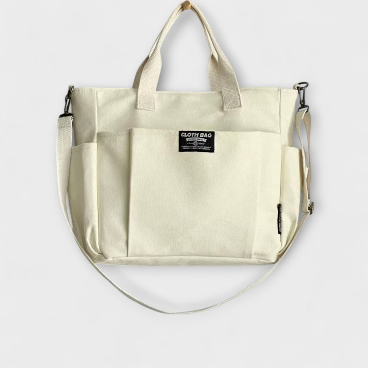 Olivia - Saco de mão minimalista em lona