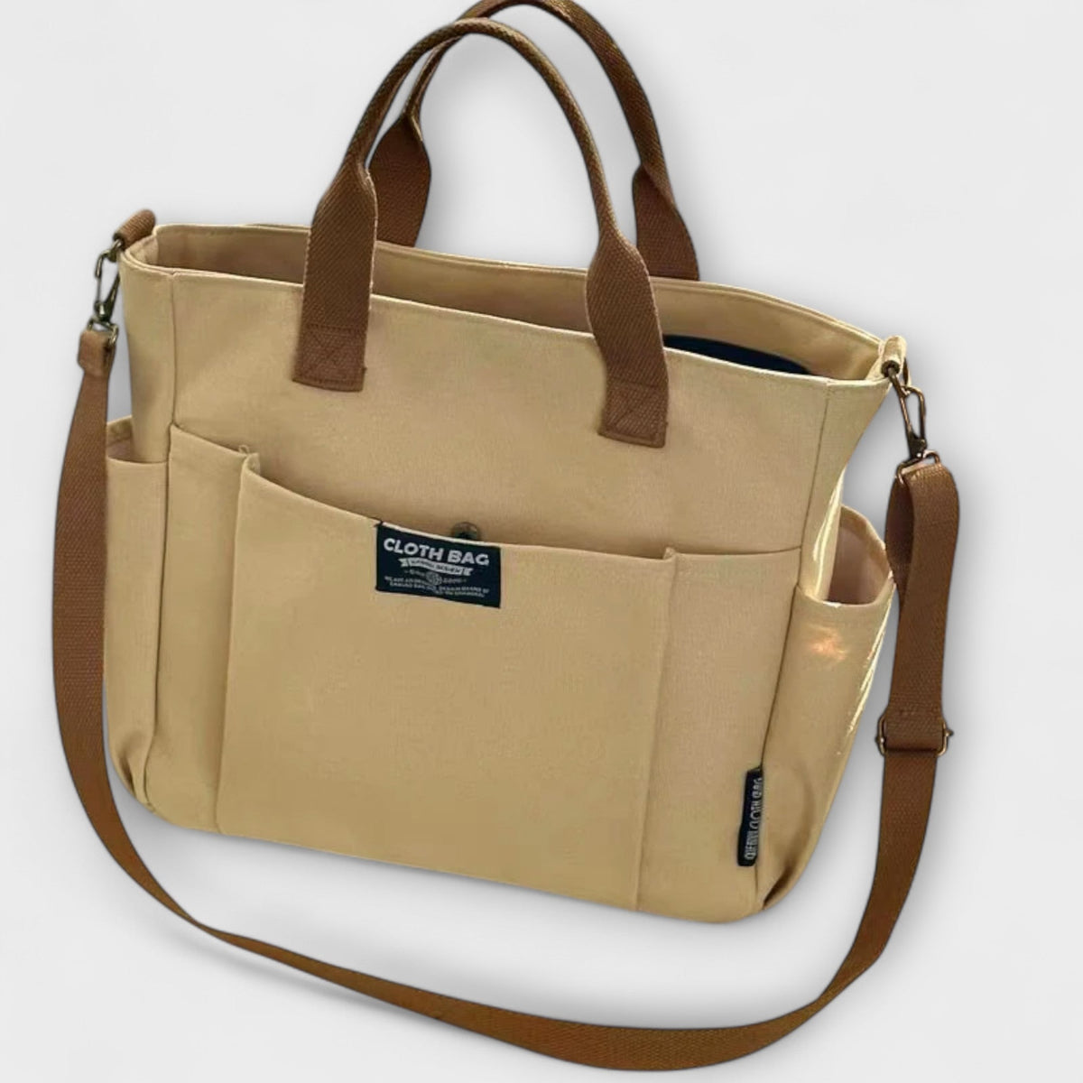 Olivia - Saco de mão minimalista em lona