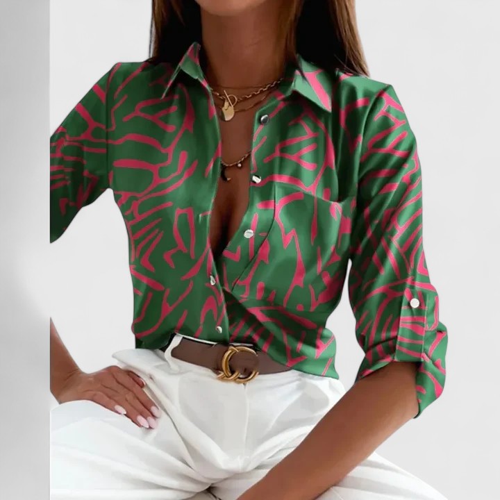 Lisette | Blusa elegante de manga comprida