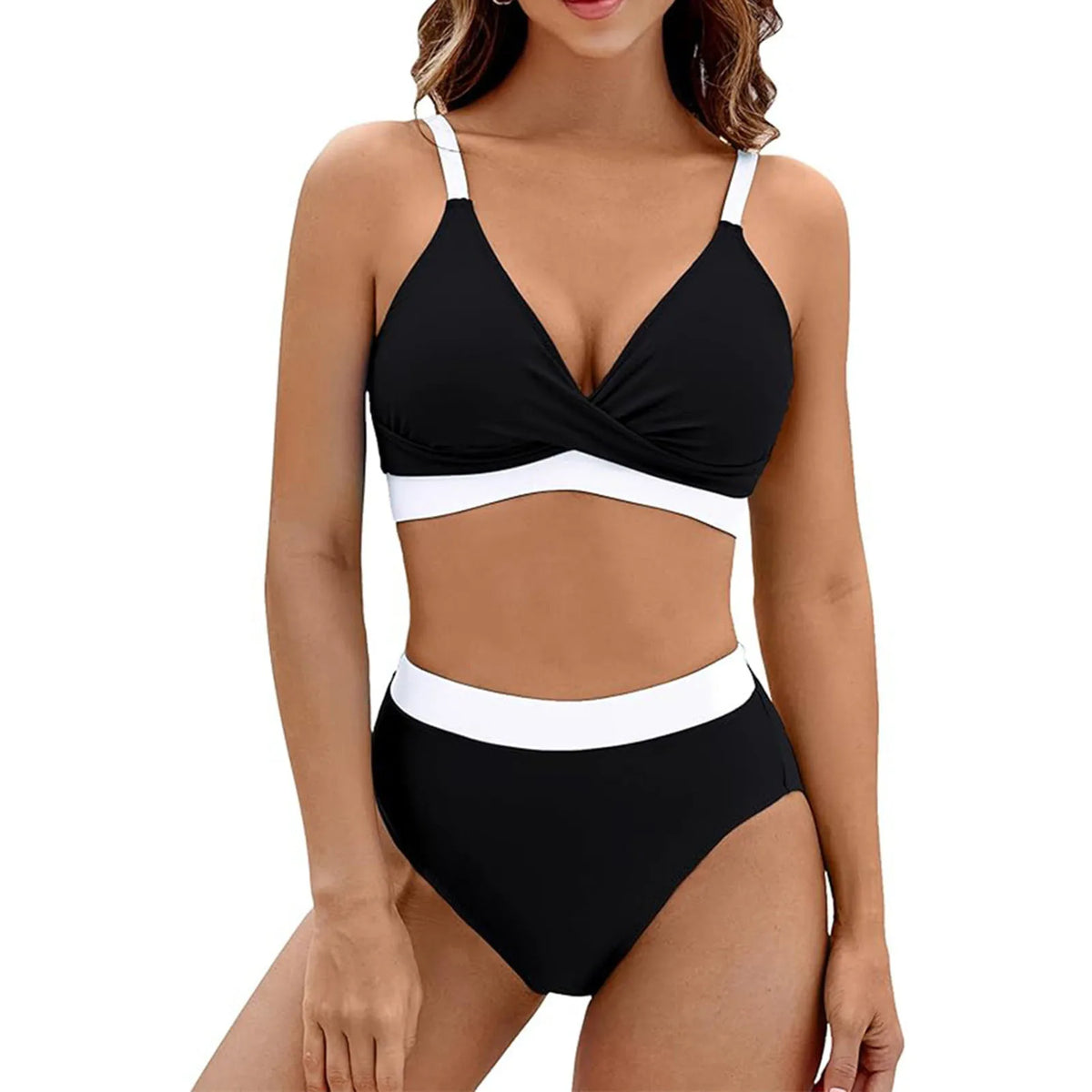 Sarena | O seu biquíni modelador do abdómen com decote em V elegante