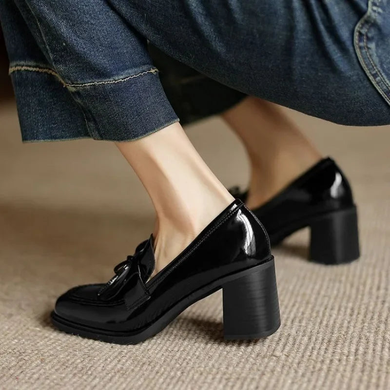 Sapatos de salto tipo mocassim Dorothy