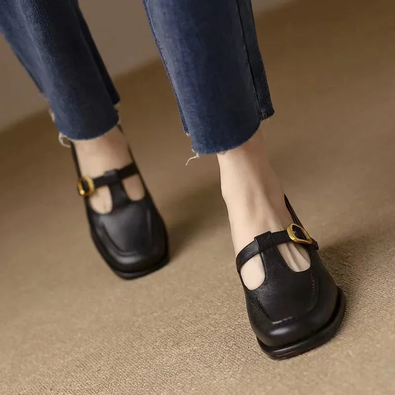 Zapatos de tira en T Ysolenne