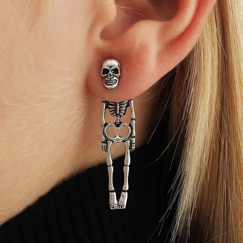 Lightweight skeleton dangle earrings for women – Parker & Stone