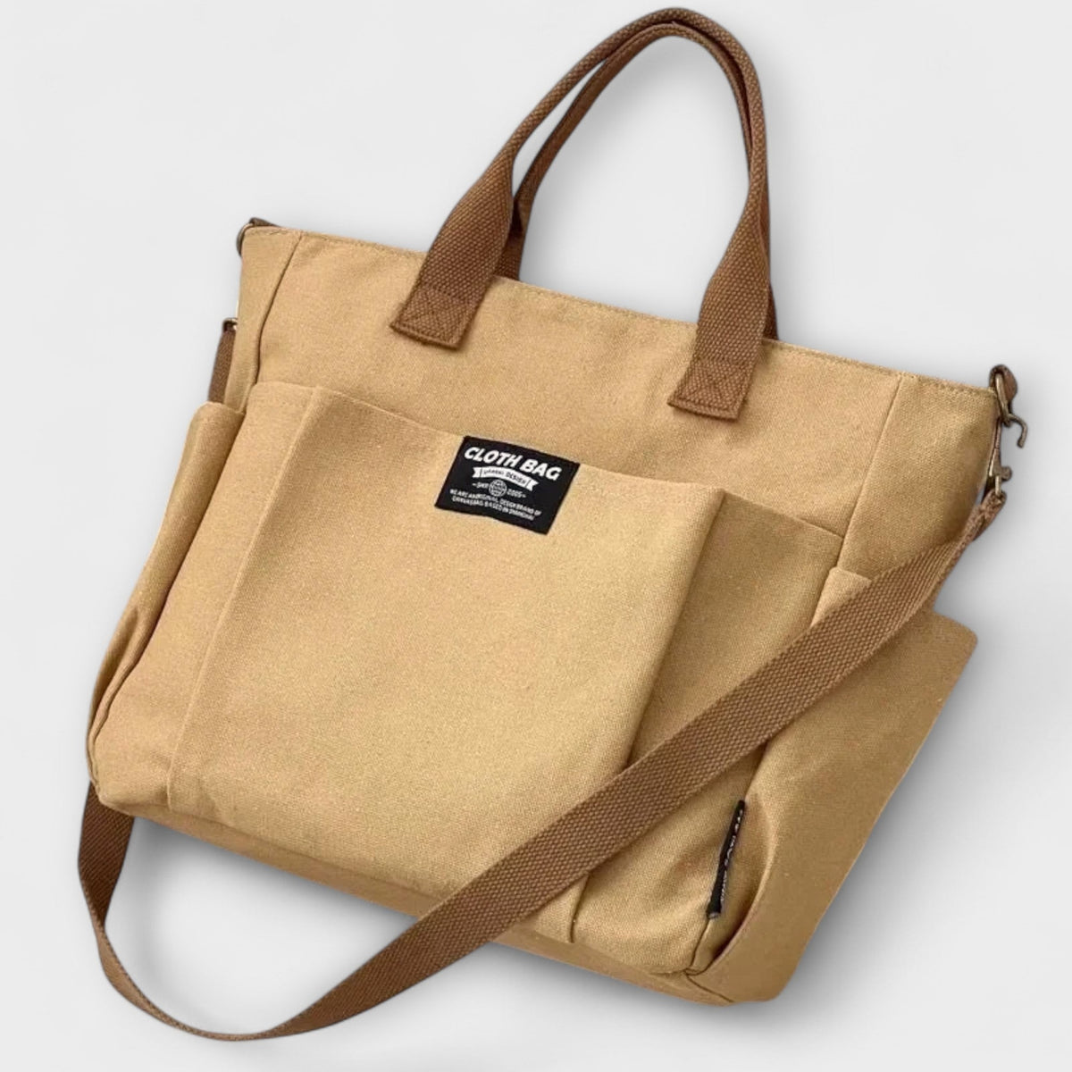Olivia - Saco de mão minimalista em lona