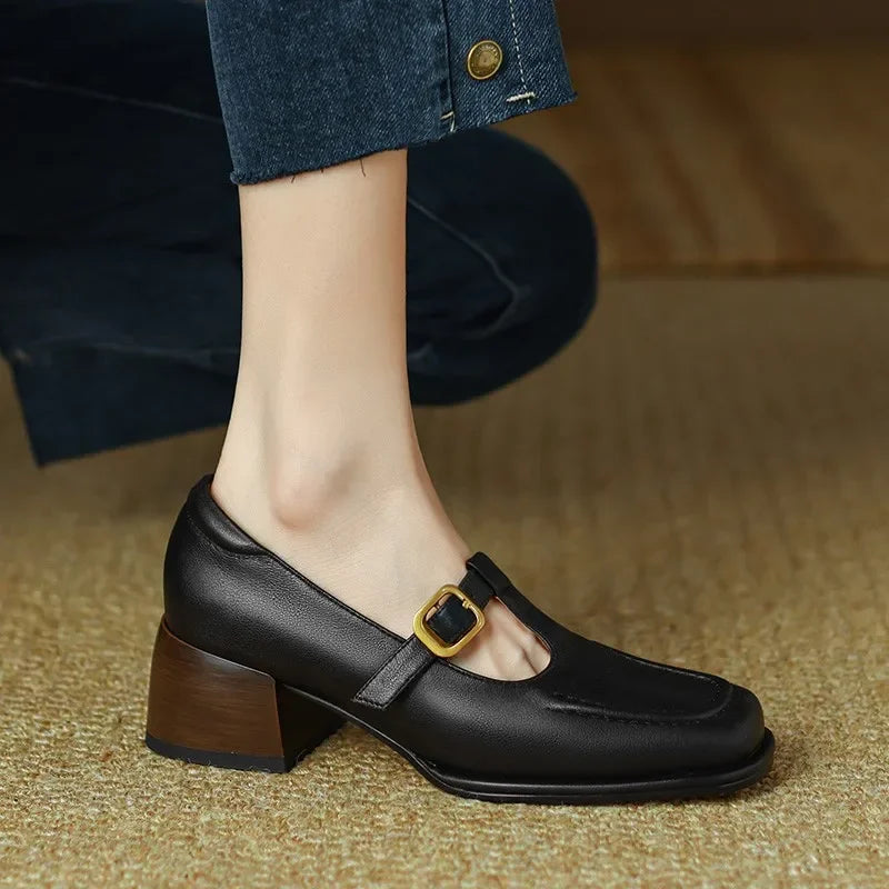 Zapatos de tira en T Ysolenne