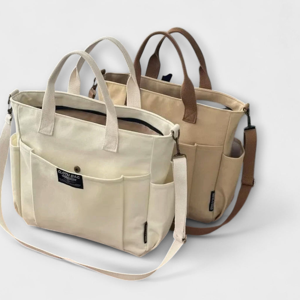 Olivia - Saco de mão minimalista em lona