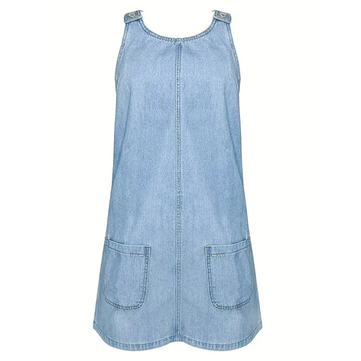 Saylor | Vestido com visual jeans e caimento confortável
