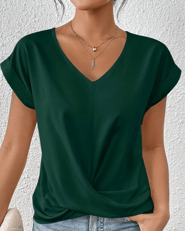 Maray | Top perfecto con cuello de pico