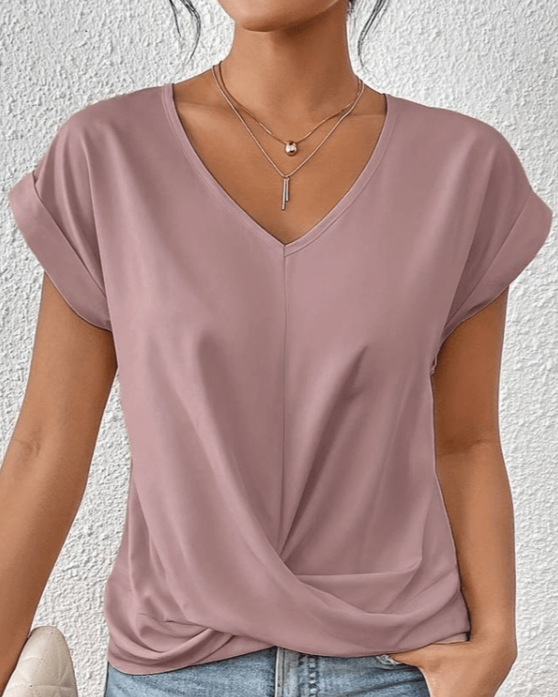 Maray | Top perfecto con cuello de pico