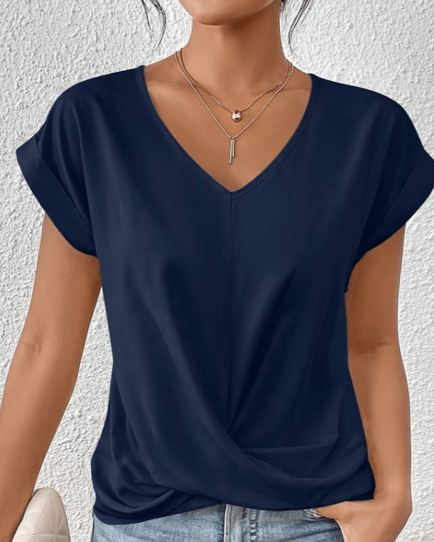 Maray | Top perfecto con cuello de pico
