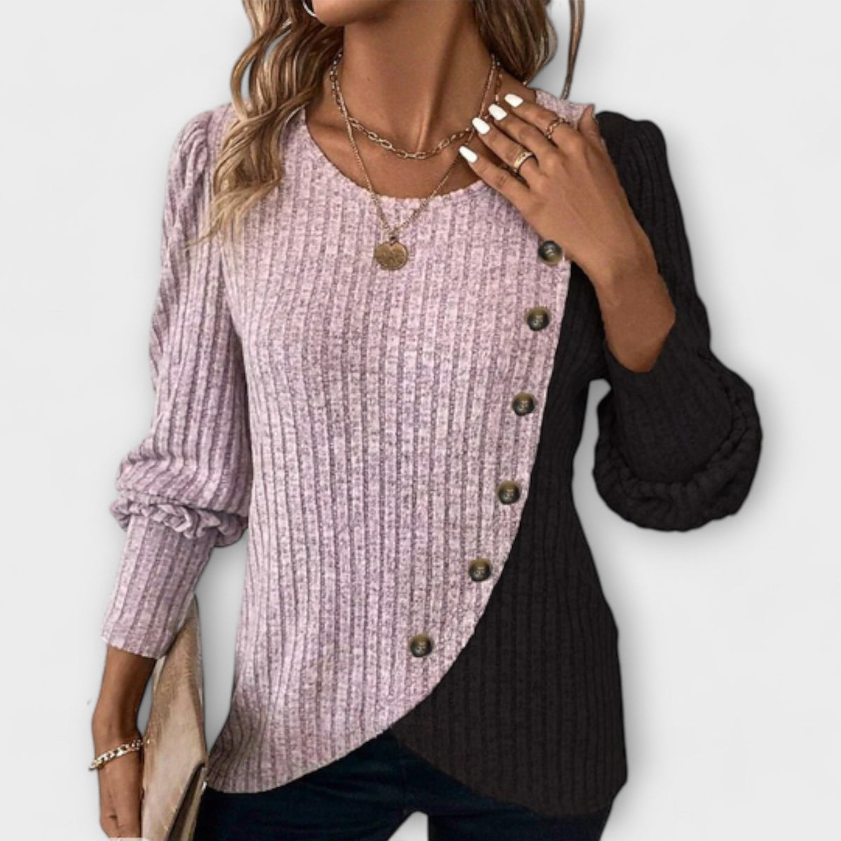 Xeraphine | Blusa de malha elegante