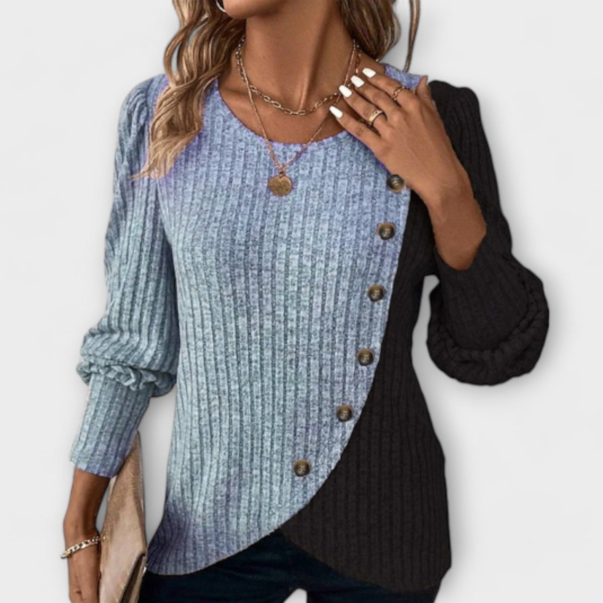 Xeraphine | Blusa de malha elegante