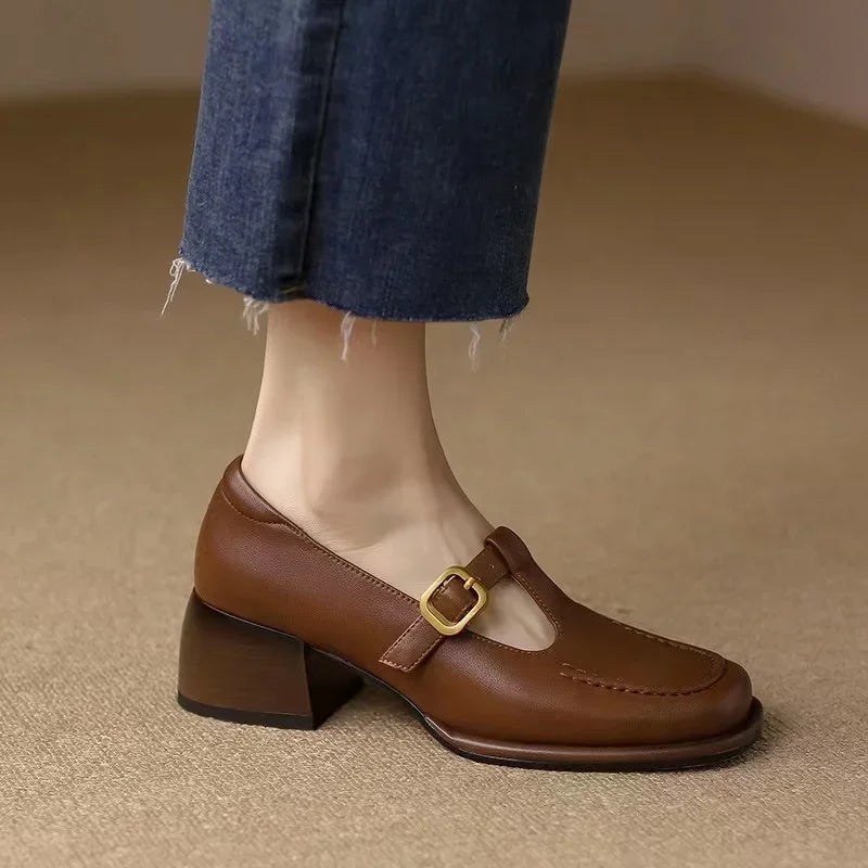 Zapatos de tira en T Ysolenne
