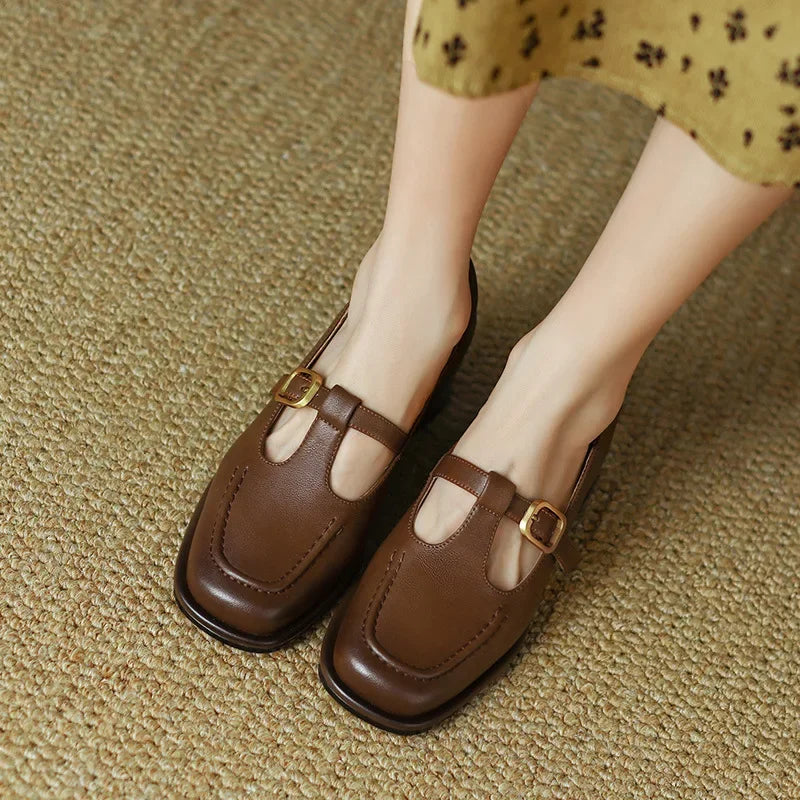 Zapatos de tira en T Ysolenne