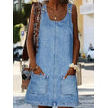 Saylor | Vestido com visual jeans e caimento confortável