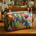 Bette | Desert Bloom Quilted Cosmetic Bag