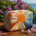 Gracie | Sunshine Quilted Cosmetic Bag