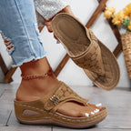 Wendy - Sandalias para caminar de ajuste relajado