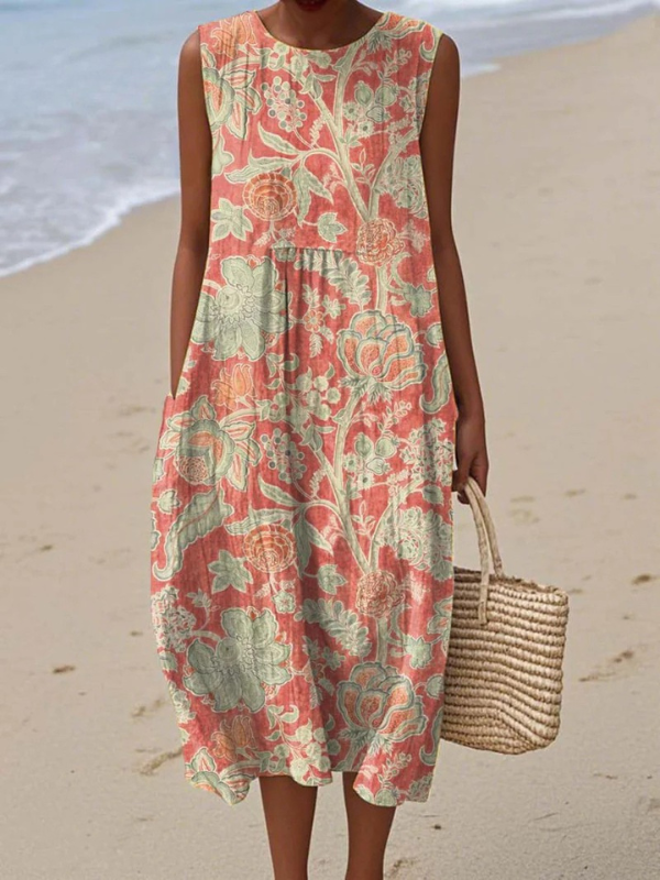 Vestido midi floral Beth