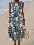 Belle Boho Midi Dress