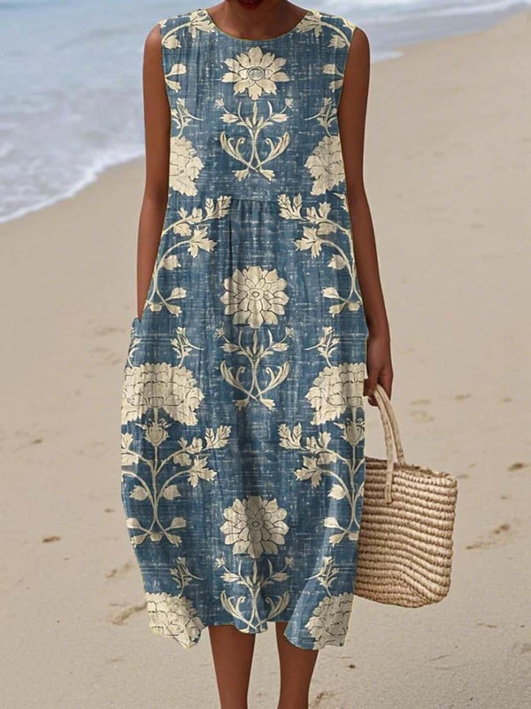 Vestido midi boho Belle