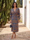 Medina | Vestido midi de mangas compridas