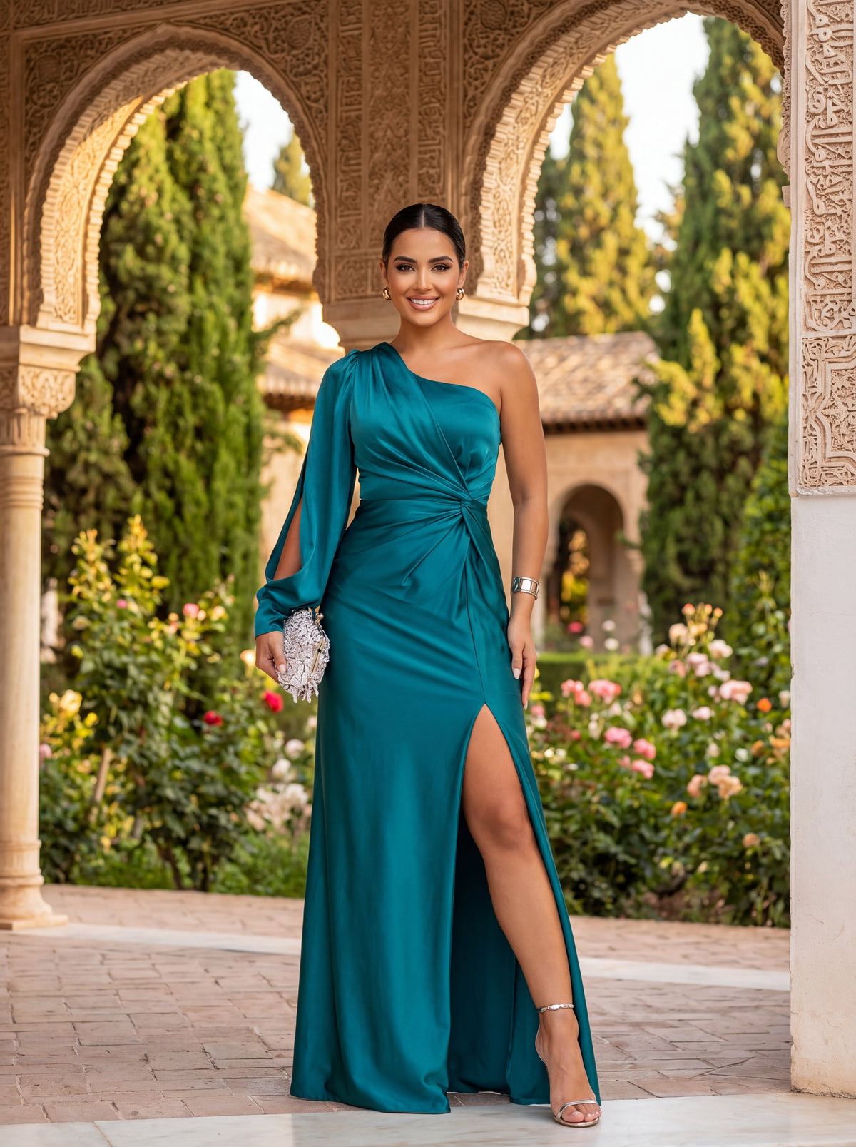 Eleanor | Vestido elegante atemporal com corte evasê