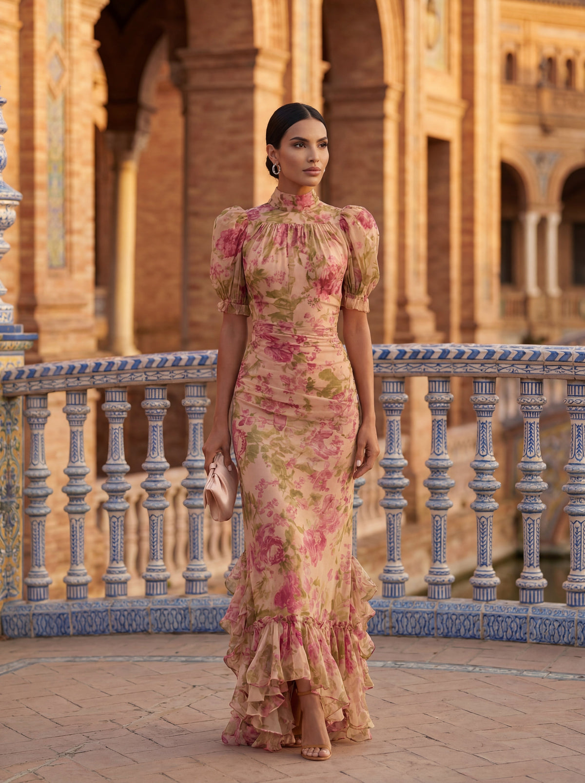 Rosario | Vestido largo floral